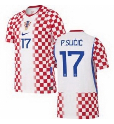 Men 17 Croatia Petar Sucic Away Replica World Cup 1