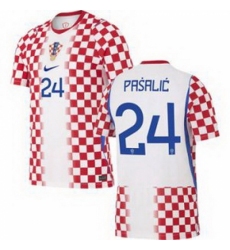 Men 24 Croatia Marco Pasalic Away Replica World Cup 1
