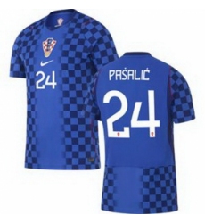 Men 24 Croatia Marco Pasalic Away Replica World Cup 2