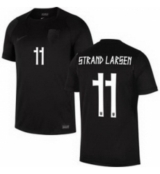 Men 11 Norway Jorgen Strand Larsen Home Stadium Replica 2
