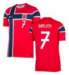 Youth 7 Norway Alexander Sorloth Home Stadium Replica 1
