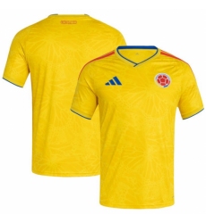 Men adidas Yellow Colombia National Team FIFA x World Cup 2026 Home Replica Jersey