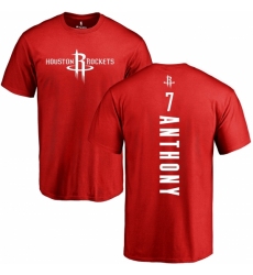 NBA Nike Houston Rockets #7 Carmelo Anthony Red Backer T-Shirt