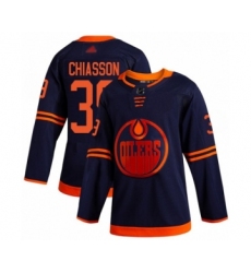 Men's Edmonton Oilers #39 Alex Chiasson Authentic Navy Blue Alternate Hockey Jersey
