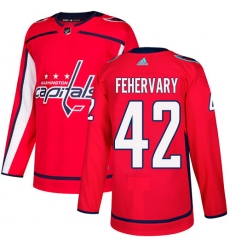 Youth Adidas Washington Capitals #42 Martin Fehervary Authentic Red Home NHL Jersey