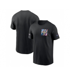 Men's New Orleans Saints Black 2023 Crucial Catch Sideline Tri-Blend T-Shirt