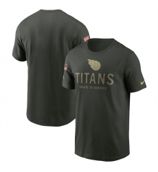Men's Tennessee Titans Forest Green 2025 Salute to Service Sideline Primary Edge Dri-FIT T-Shirt