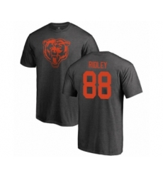 Football Chicago Bears #88 Riley Ridley Ash One Color T-Shirt