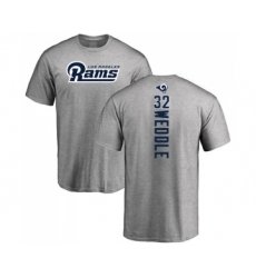 Football Los Angeles Rams #32 Eric Weddle Ash Backer T-Shirt
