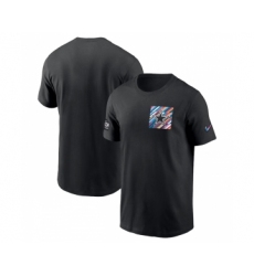 Men's Dallas Cowboys Black 2023 Crucial Catch Sideline Tri-Blend T-Shirt