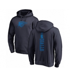 Basketball Oklahoma City Thunder #6 Hamidou Diallo Navy Blue One Color Backer Pullover Hoodie