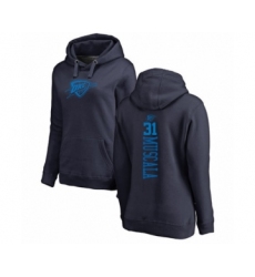 Basketball Women's Oklahoma City Thunder #31 Mike Muscala Navy Blue One Color Backer Pullover Hoodie