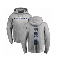 Football Seattle Seahawks #44 Nate Orchard Ash Backer Pullover Hoodie