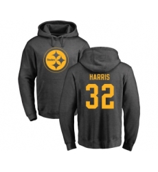 Football Pittsburgh Steelers #32 Franco Harris Ash One Color Pullover Hoodie