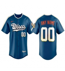 Men's Milwaukee Brewers Custom Mineral Blue 2026 City Connect Stadium Stitched Stitched Baseball Jersey(1)