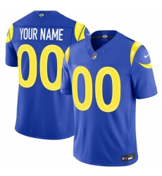 Men's Los Angeles Rams Active Player Custom Royal 2026 F.U.S.E. Vapor Limited Football Stitched Jersey