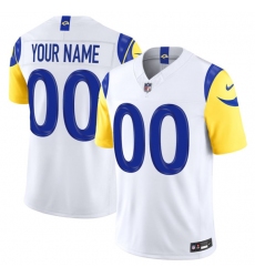 Men's Los Angeles Rams Active Player Custom White 2026 F.U.S.E. Vapor Limited Football Stitched Jersey
