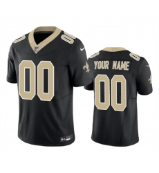 Men's New Orleans Saints Active Player Custom Black 2023 F.U.S.E.Vapor Limited Stitched Football Jersey