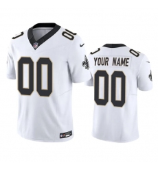 Men's New Orleans Saints Active Player Custom White 2023 F.U.S.E. Vapor Untouchable Limited Stitched Jersey