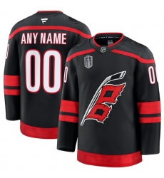 Men's Carolina Hurricanes Active Player Custom Black 2026 Stanley Cup Final Home Premium Hockey Stitched Jersey