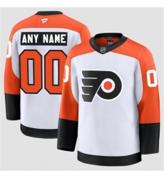 Men's Philadelphia Flyers ACTIVE PLAYER Custom White 2024-25 Away Stitched Hockey Jersey