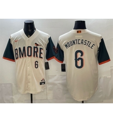 Men's Baltimore Orioles #6 Ryan Mountcastle Natural 2026 City Connect Stadium Stitched Baseball Jersey
