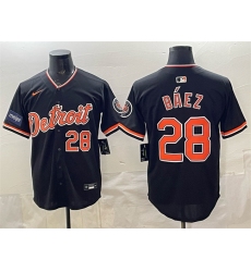 Men's Detroit Tigers #34 Chet Lemon Black 2026 Alternate USA 250 Vapor Premier Limited Stitched Baseball Jersey