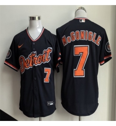 Men's Detroit Tigers #7 Kevin McGonigle Black 2026 Alternate Vapor Premier Limited Stitched Baseball Jersey