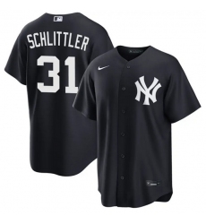 Men's New York Yankees #31 Cam Schlittler Navy 2026 Alternate Stitched Baseball Jersey
