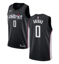 Men's Nike Washington Wizards #0 Gilbert Arenas Swingman Black NBA Jersey - City Edition