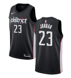 Youth Nike Washington Wizards #23 Michael Jordan Swingman Black NBA Jersey - City Edition