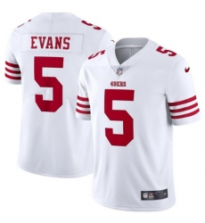 Men's San Francisco 49ers #5 Mike Evans White 2026 Vapor Untouchable Limited Football Stitched Jersey