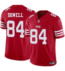 Men's San Francisco 49ers #84 Colton Dowell Red 2026 F.U.S.E. Vapor Untouchable Limited Football Stitched Jersey