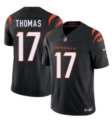 Men's Cincinnati Bengals #17 Noah Thomas Black 2026 Draft F.U.S.E. Vapor Untouchable Limited Football Stitched Jersey