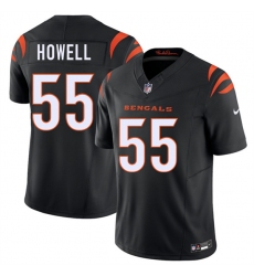 Men's Cincinnati Bengals #55 Cashius Howell Black 2026 Draft F.U.S.E. Vapor Untouchable Limited Football Stitched Jersey