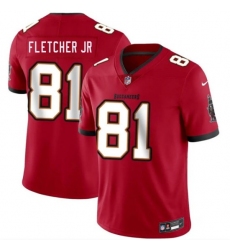 Men's Tampa Bay Buccaneers #81 Kenny Fletcher Jr Red 2026 Draft Vapor Limited Football Stitched Jersey