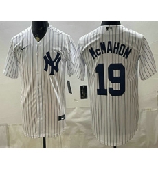Men's New York Yankees #19 Ryan McMahon White Cool Base Stitched Jersey