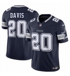 Men's Dallas Cowboys #20 Malik Davis Navy 2026 F.U.S.E. Vapor Untouchable Limited Stitched Football Jersey