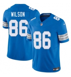 Men's Detroit Lions #86 Cedrick Wilson Blue 2026 F.U.S.E. Vapor Limited Football Stitched Game Jersey