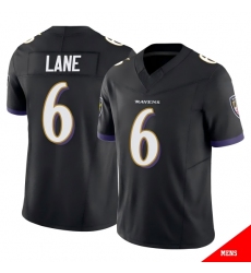 Men's Baltimore Ravens #6 Ja'Kobi Lane Black 2025 F.U.S.E. Vapor Limited Football Jersey