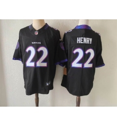 Women's Baltimore Ravens #22 Derrick Henry purple F.U.S.E. Vapor Football Jersey(Run Small)