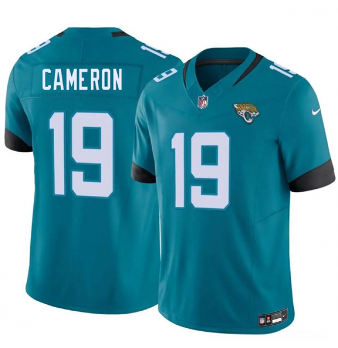 Men's Jacksonville Jaguars #19 Josh Cameron Teal 2026 Draft F.U.S.E. Vapor Untouchable Limited Football Stitched Jersey