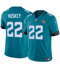 Men's Jacksonville Jaguars #22 Jalen Huskey Teal 2026 Draft F.U.S.E. Vapor Untouchable Limited Football Stitched Jersey