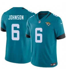 Men's Jacksonville Jaguars #6 Antonio Johnson Teal 2026 F.U.S.E. Vapor Untouchable Limited Football Stitched Jersey