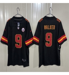 Men’s Kansas City Chiefs #9 Kenneth Walker III Black 2026 Vapor Untouchable Limited Stitched Football Jersey