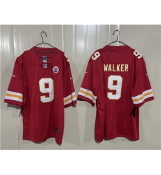 Men’s Kansas City Chiefs #9 Kenneth Walker III Red 2026 Vapor Untouchable Limited Football Stitched Jersey